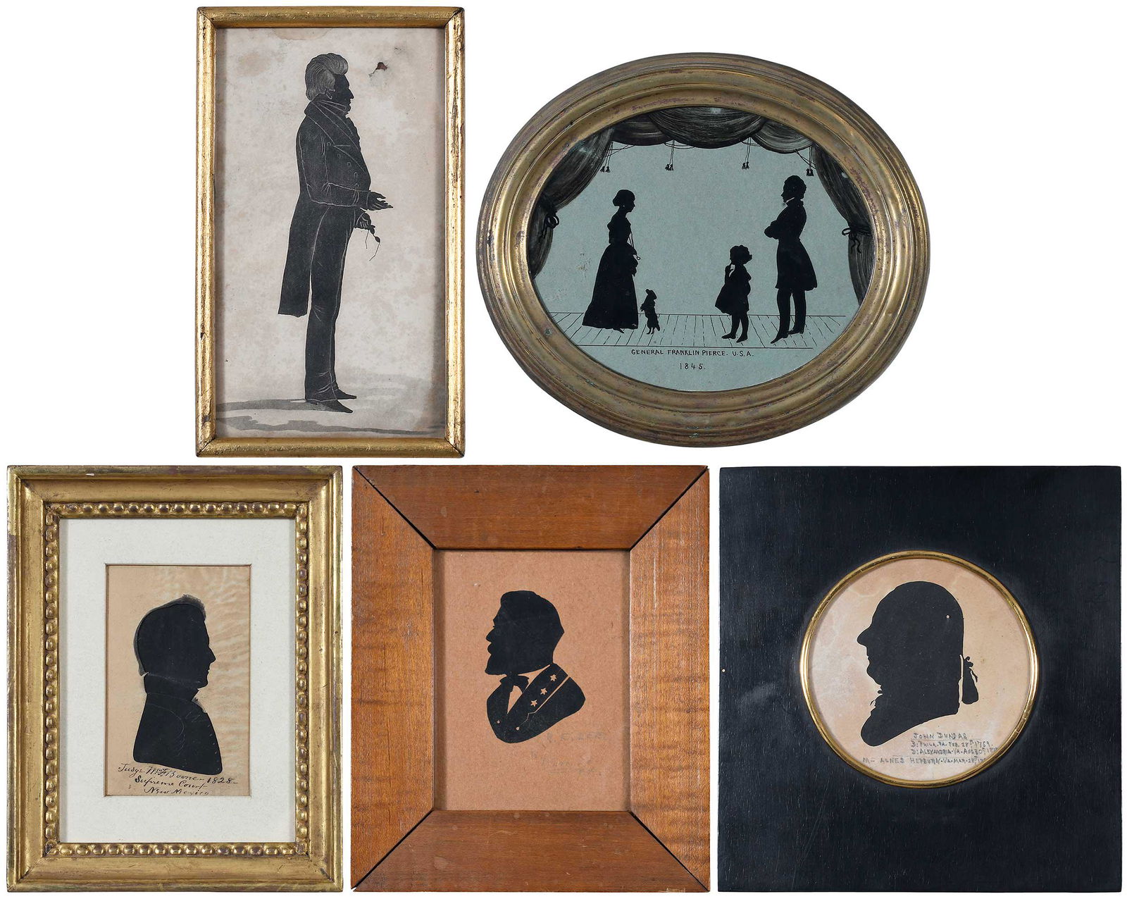 Five American School Silhouette Portraits (1 of 16)