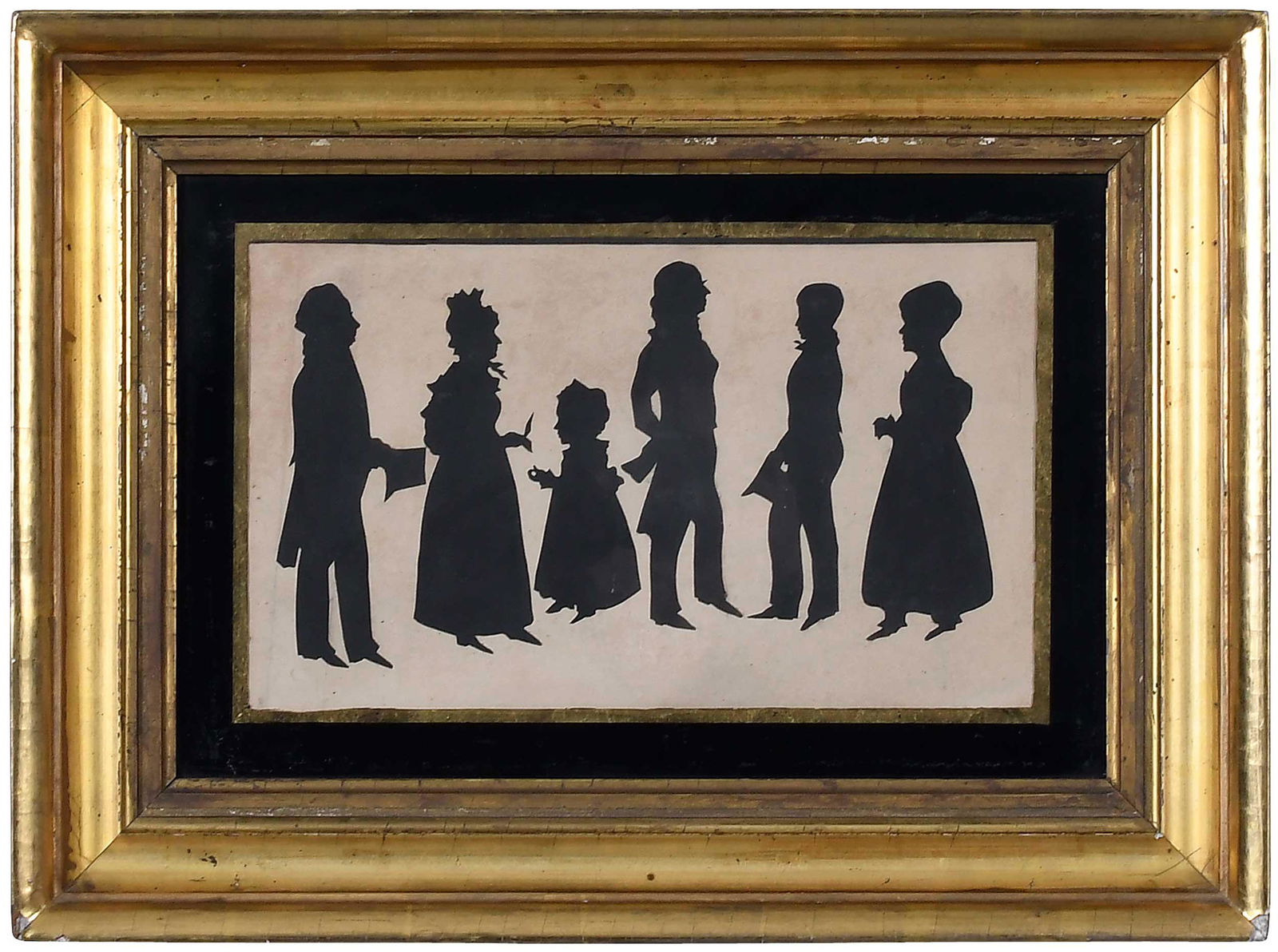 Framed American School Silhouette Portrait (1 of 4)