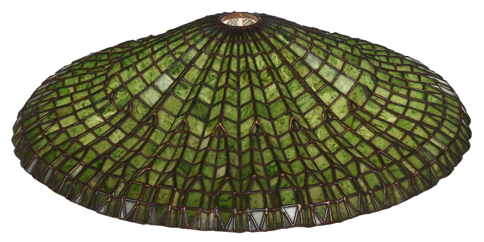 Tom Tapley Dark Green Hardstone Leaded Shade (1 of 11)