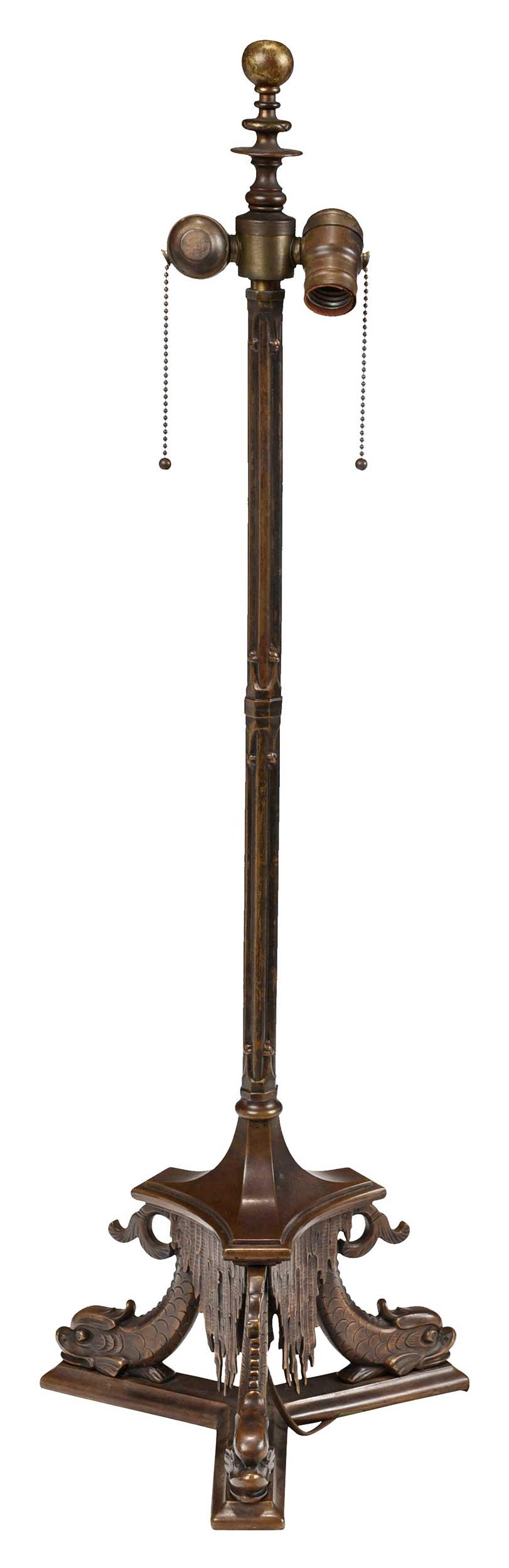 Oscar Bruno Bach Attributed Bronze Table Lamp (1 of 4)