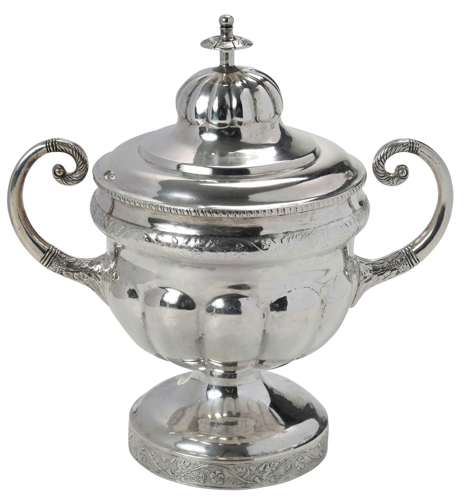 John Gaither Coin Silver Lidded Urn (1 of 11)