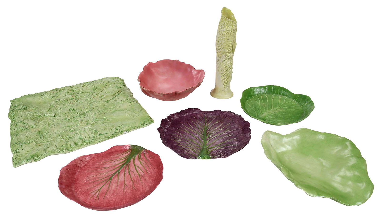 Seven Mary Kirk Kelly Lettuce and Cabbage Form Table Objects (1 of 20)