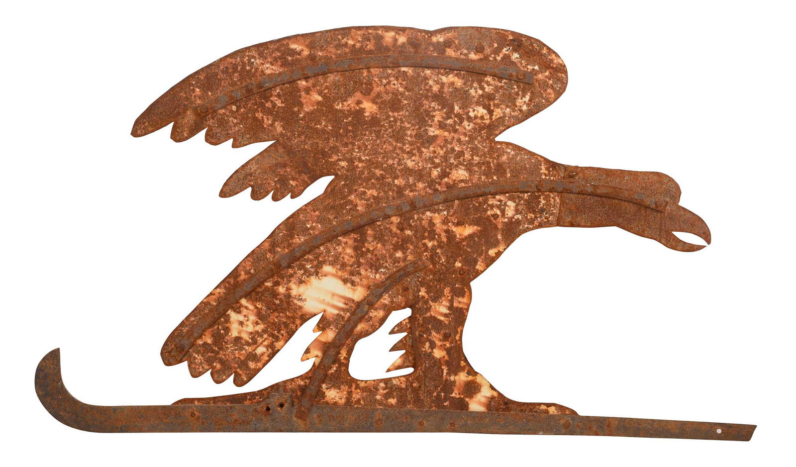 American Sheet Iron Eagle Form Weathervane (1 of 6)