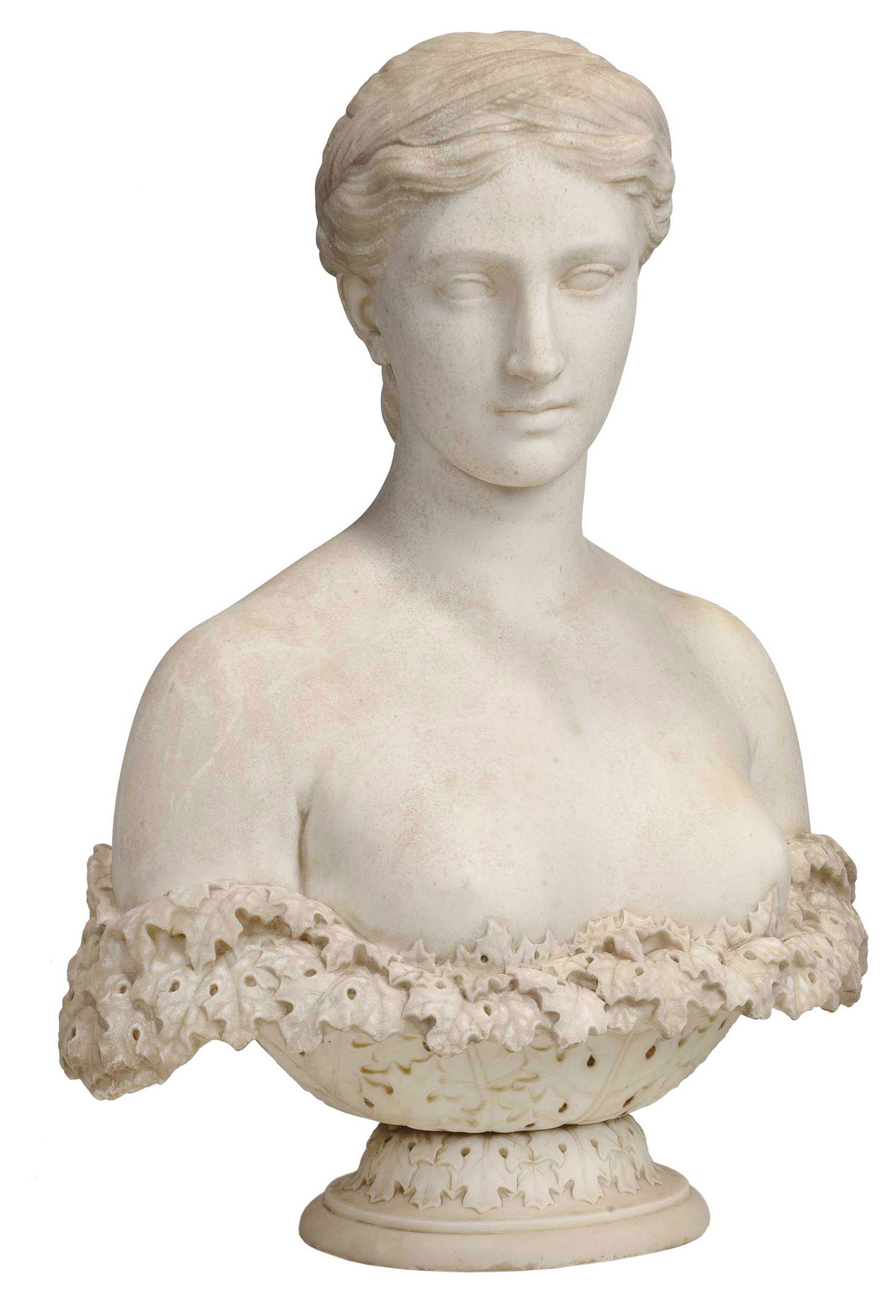 Hiram Powers Marble Bust, Proserpine (1 of 20)