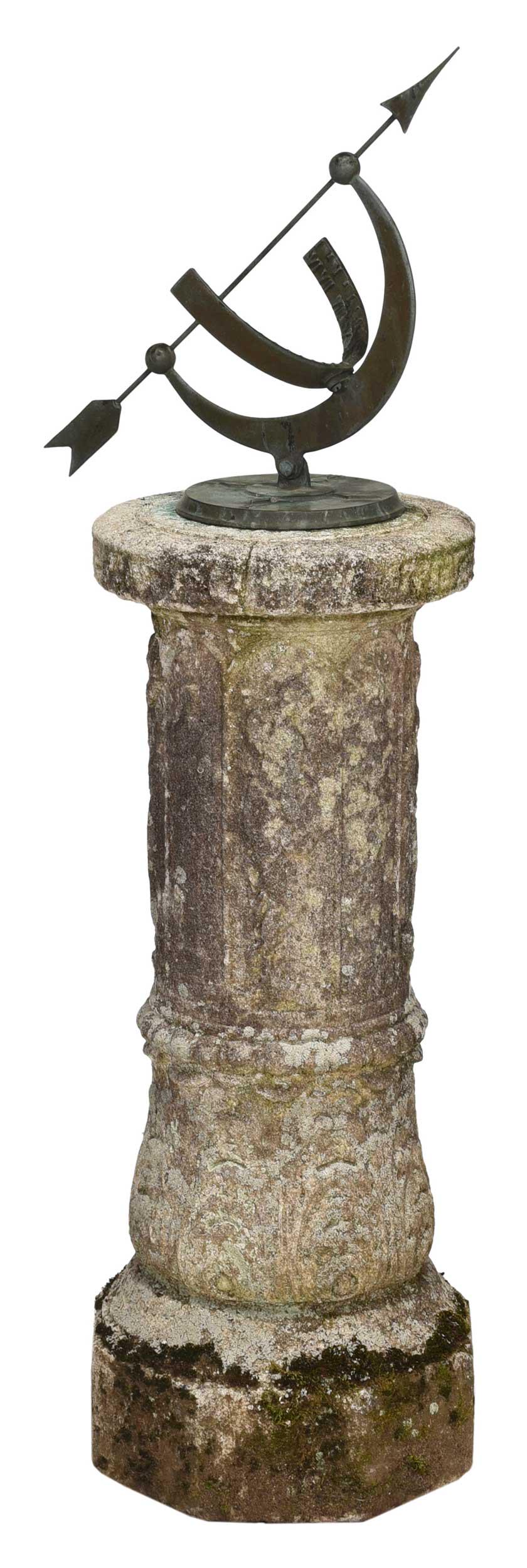 Cast Stone Armillary Sundial (1 of 4)