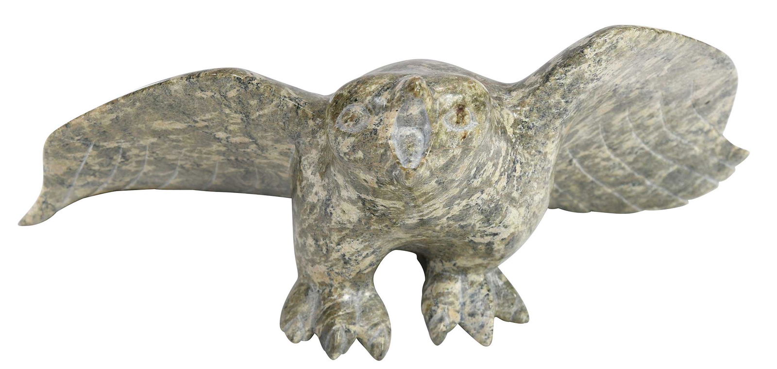 Inuit Stone Carving of Owl (1 of 8)
