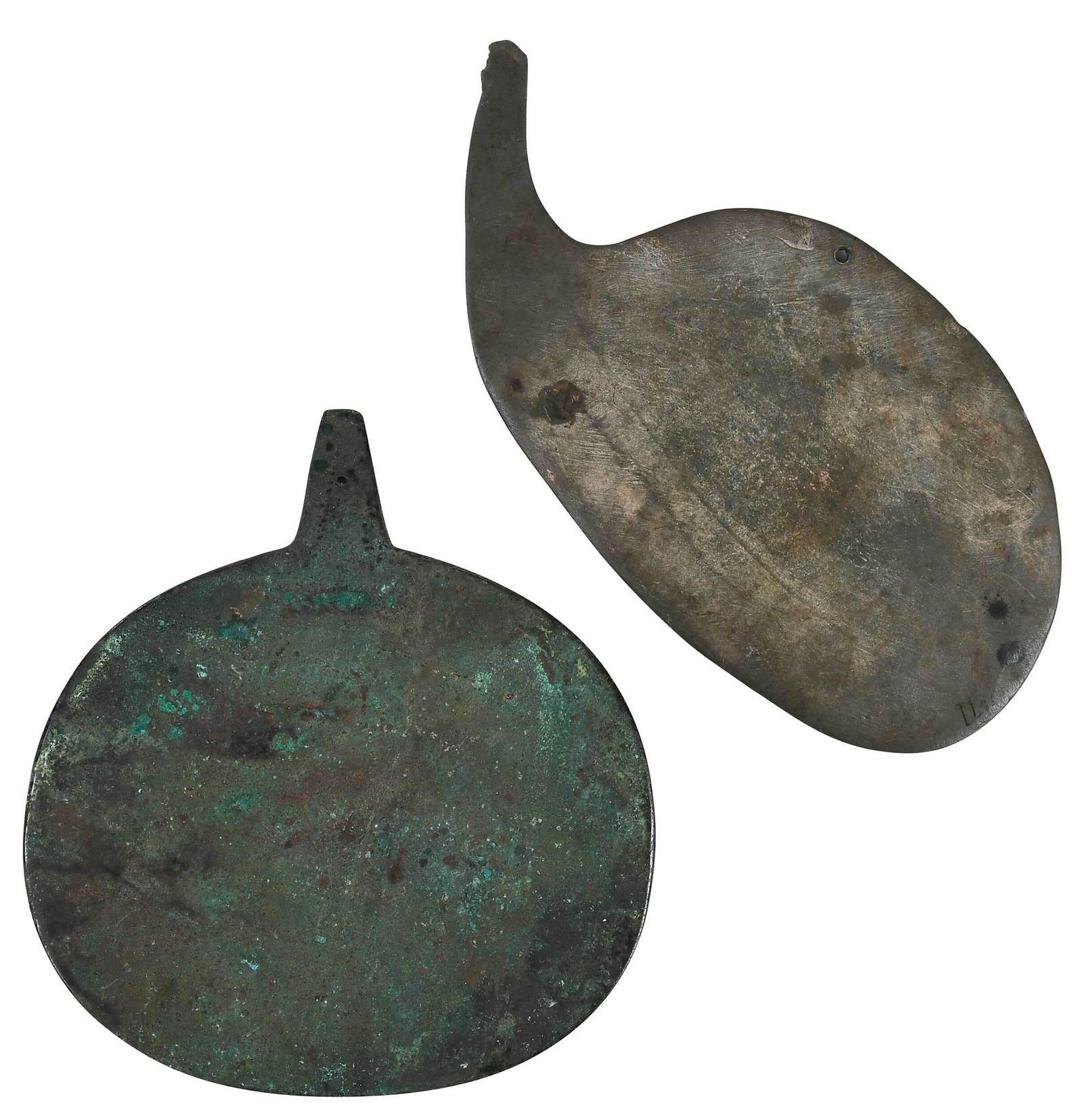Two Chinese Artifacts, Bronze and Stone (1 of 4)