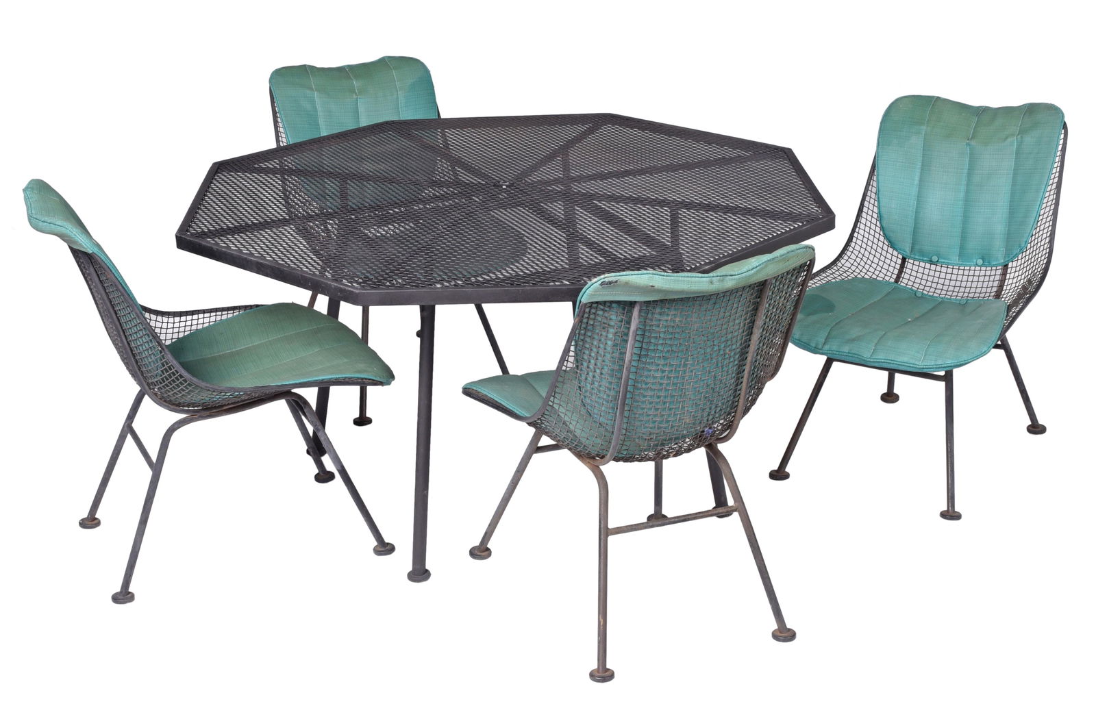 Russell Woodard Sculptura Dining Set With Four Chairs (1 of 10)