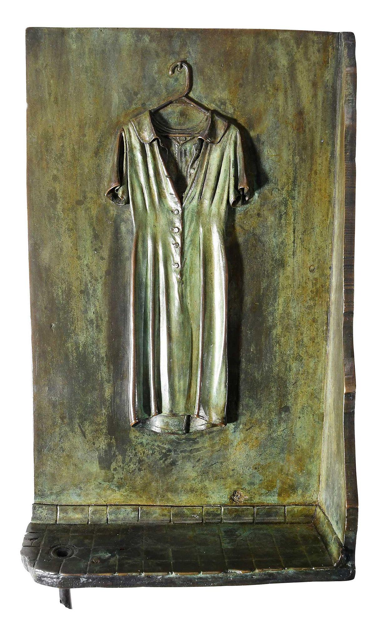 Rudolf Sotelo Lailson: (American/Texas, b. 1963) El Vestido Version V, 1997, edition 5/5, signed and dated on side "Sotelo-Lailson/1997", verso "Rodolfo S. Lailson/Austin, Texas/August 25, 1997/Studio Foundry", patinated br