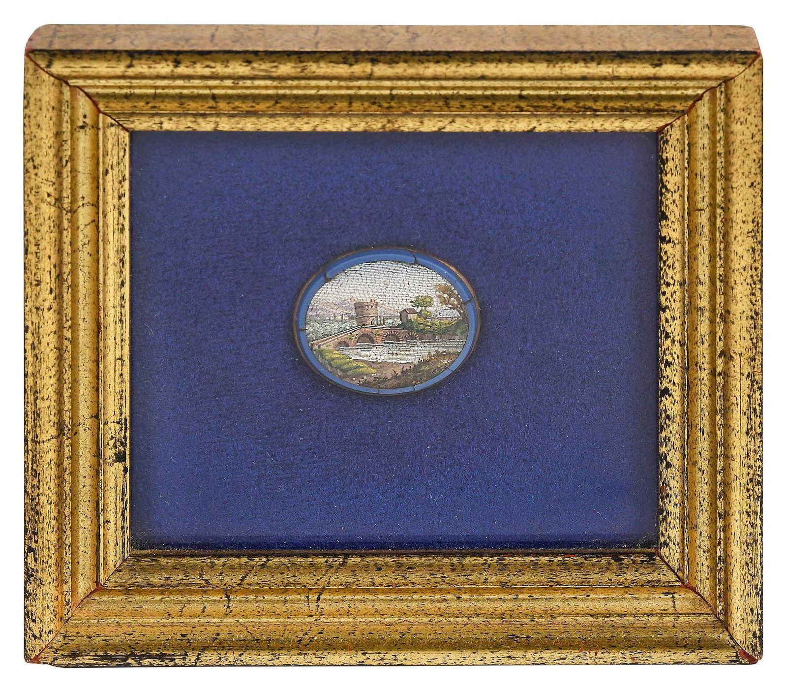 Framed Micro Mosaic Pictorial Plaque (1 of 5)