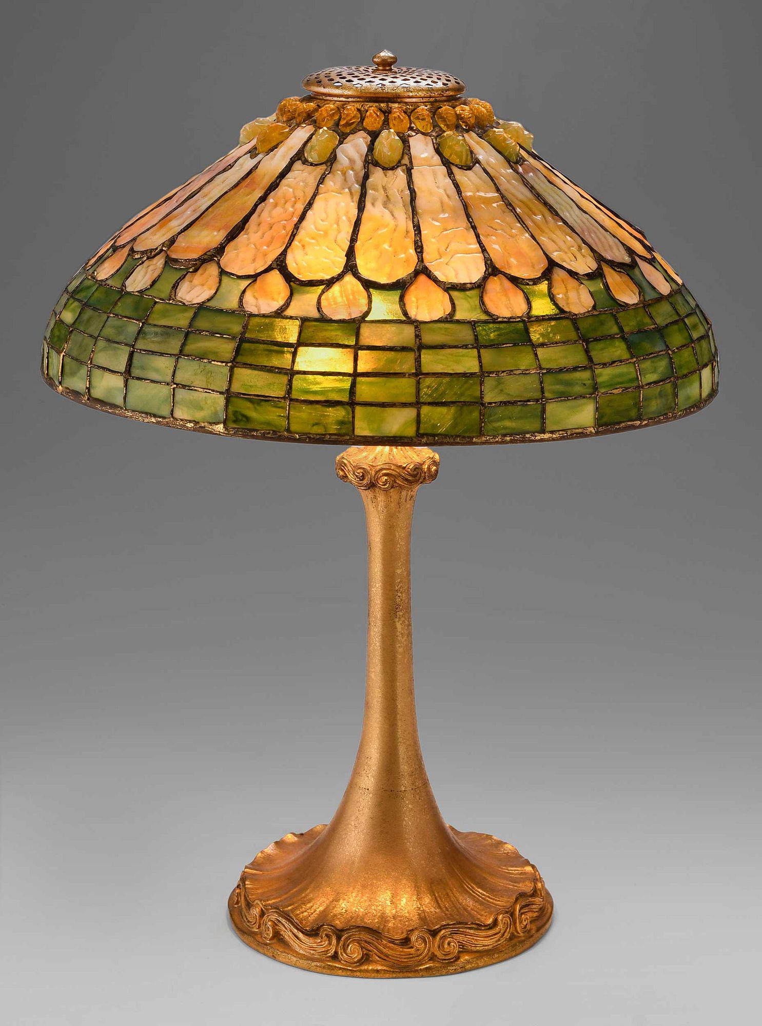 Tiffany Studios "Jewel and Feather" Table Lamp (1 of 20)