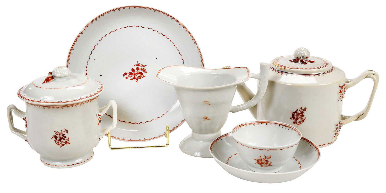 21 Piece Set of Chinese Export Porcelain Tableware (1 of 10)