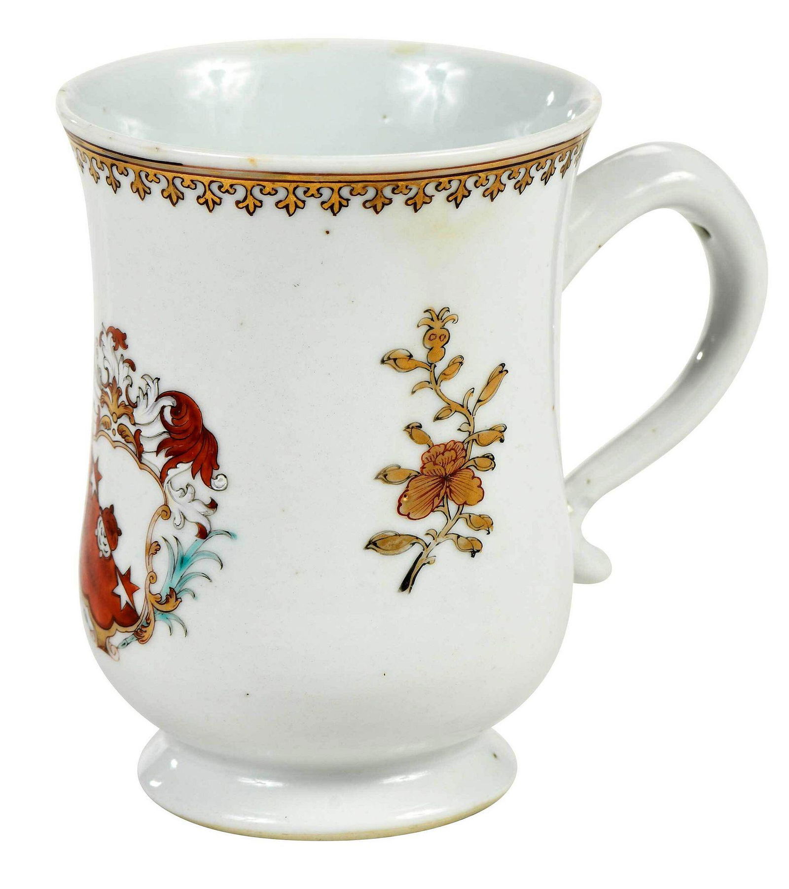 Chinese Export Armorial Porcelain Mug, Gell (1 of 11)