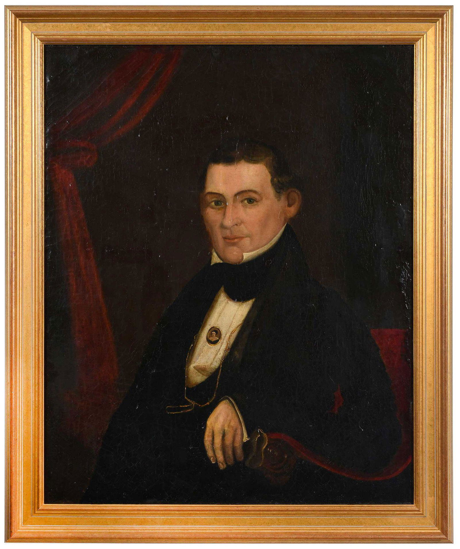 American Primitive Portrait of Gentleman (1 of 6)