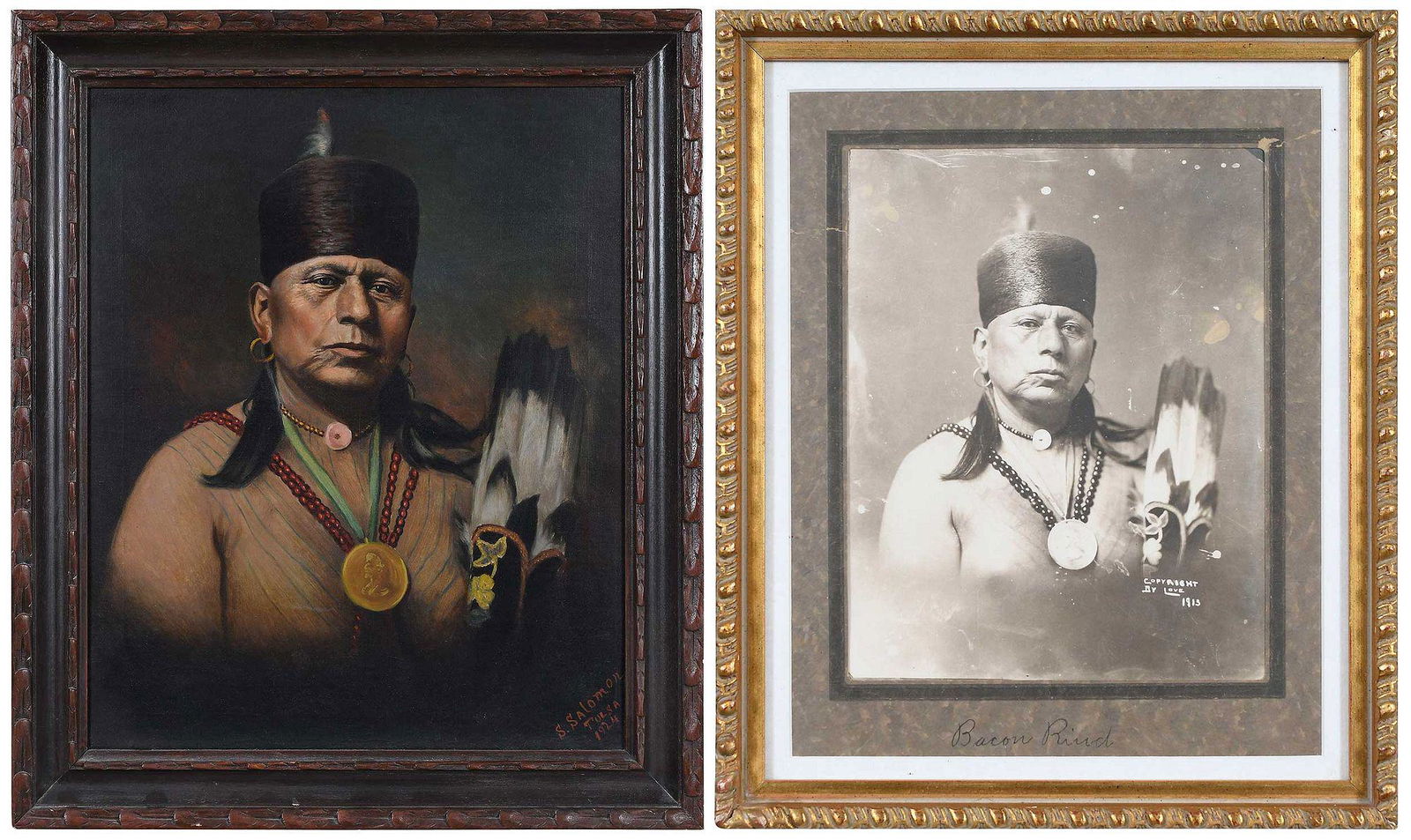 Two Portraits of Chief Bacon Rind (1 of 18)