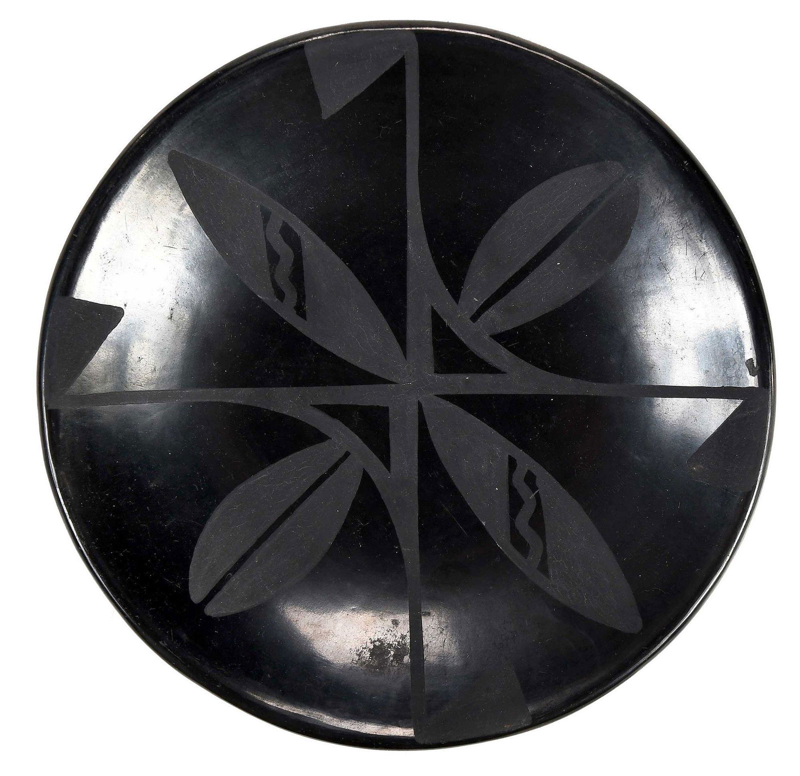 Maria and Popovi Blackware Dish (1 of 7)