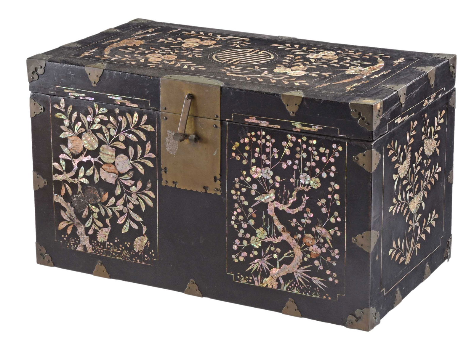 Korean Chest with Mother of Pearl Inlay (1 of 8)