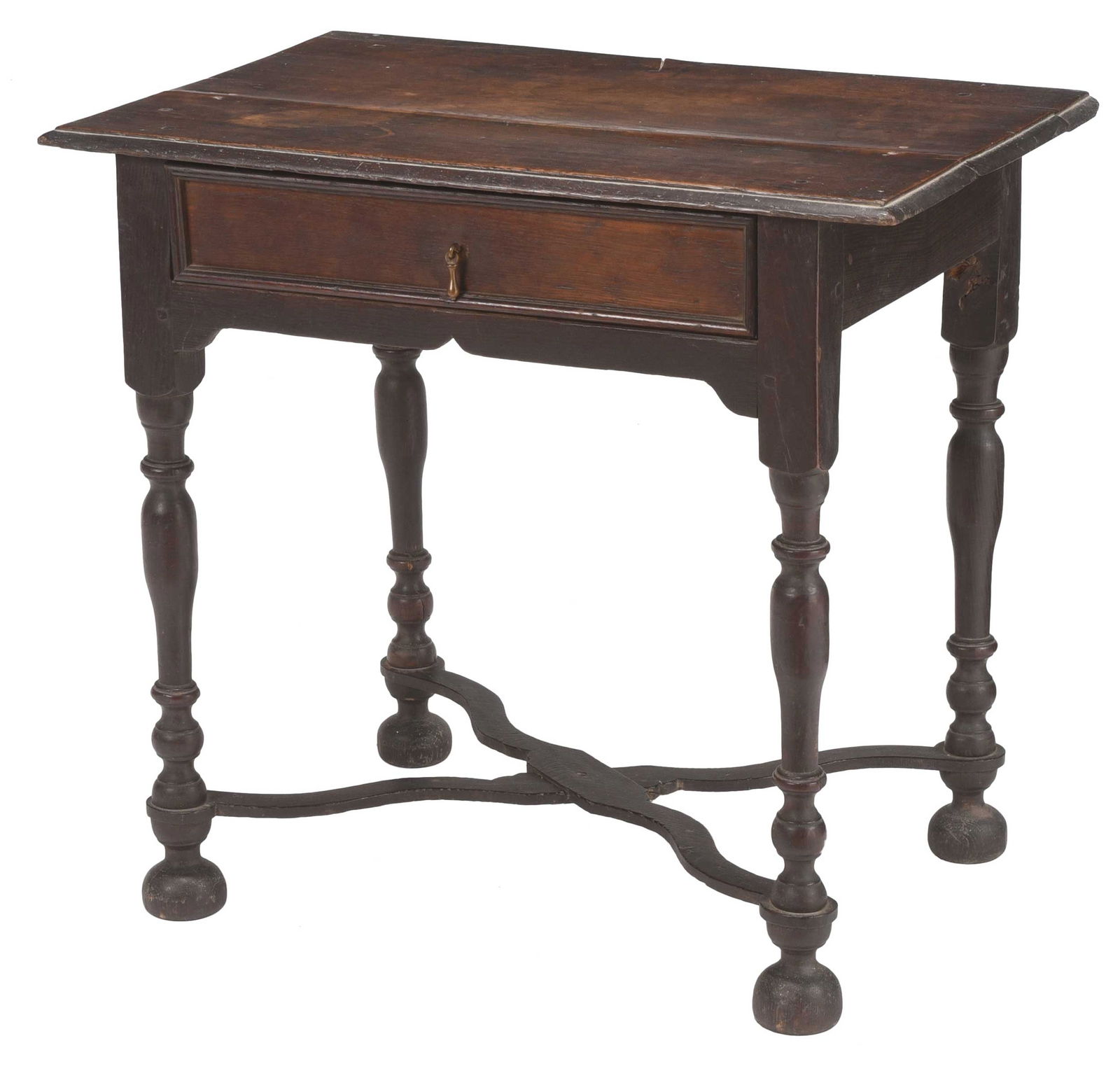 William and Mary Carved Oak Dressing Table (1 of 7)