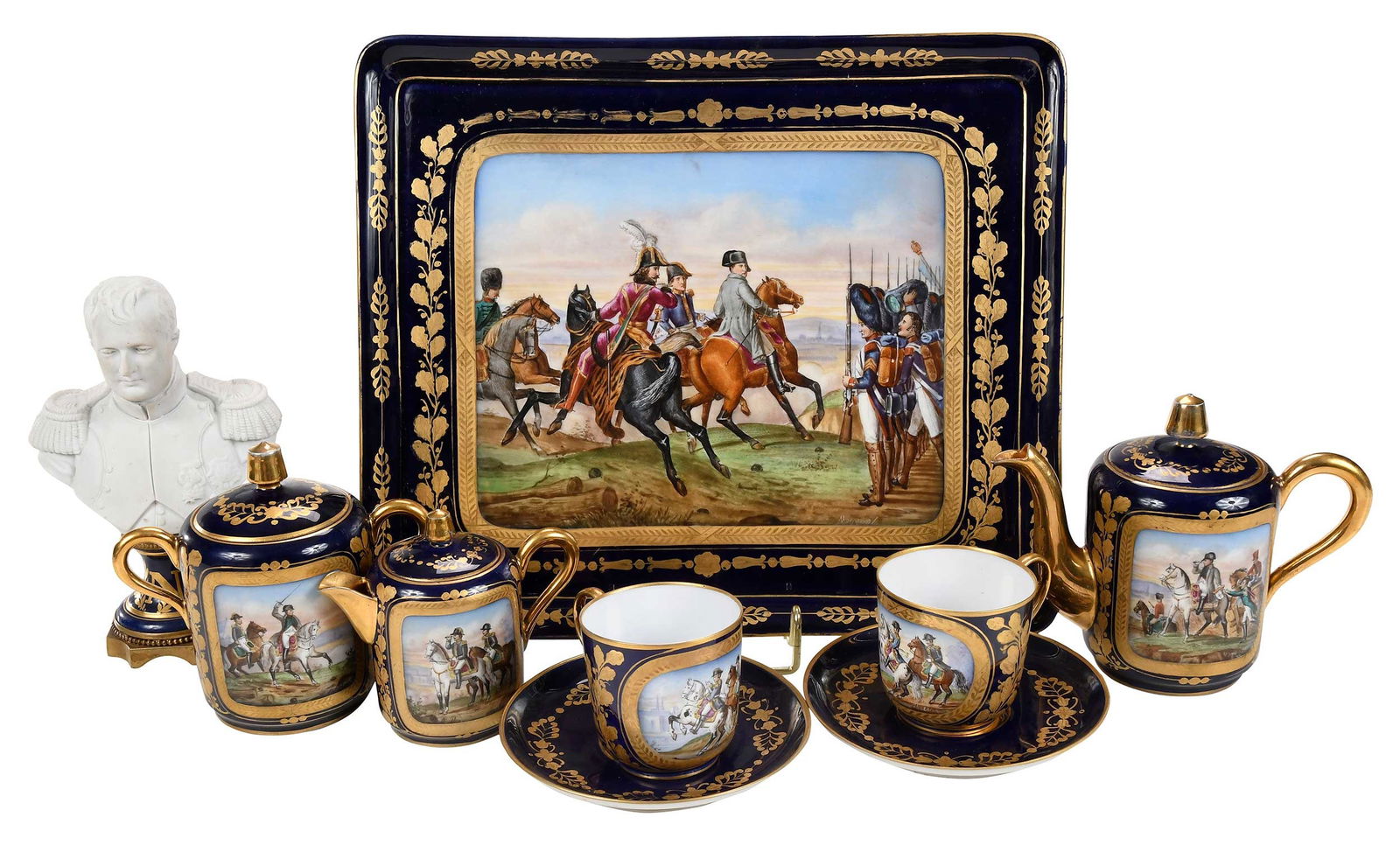 Seven Sevres or Style Napoleonic Porcelain Table Objects (1 of 17)