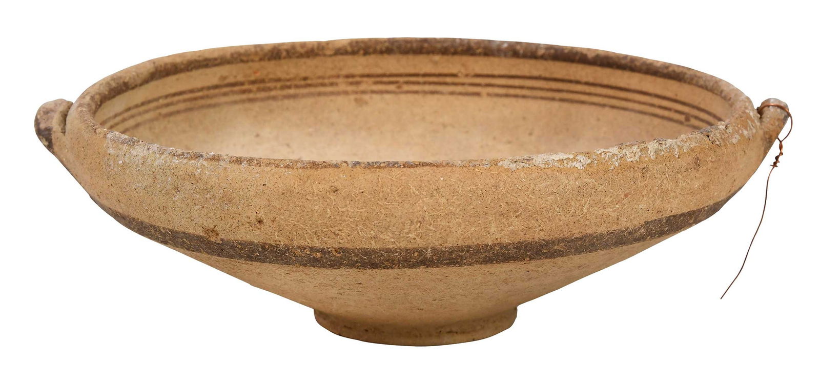 Earthenware Greco Roman Style Low Bowl (1 of 12)