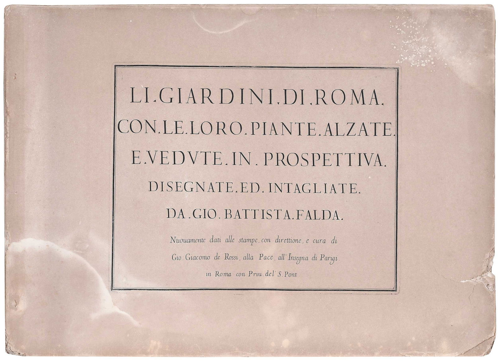 After Giovanni Batista Falda, Garden Designs (1 of 20)
