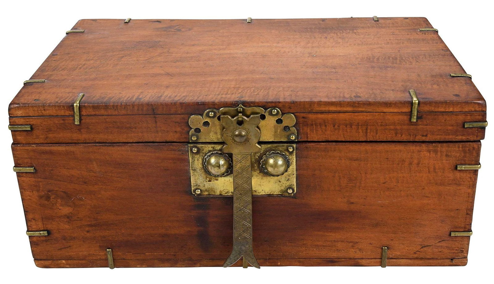 Korean Brass Mounted Box (1 of 6)