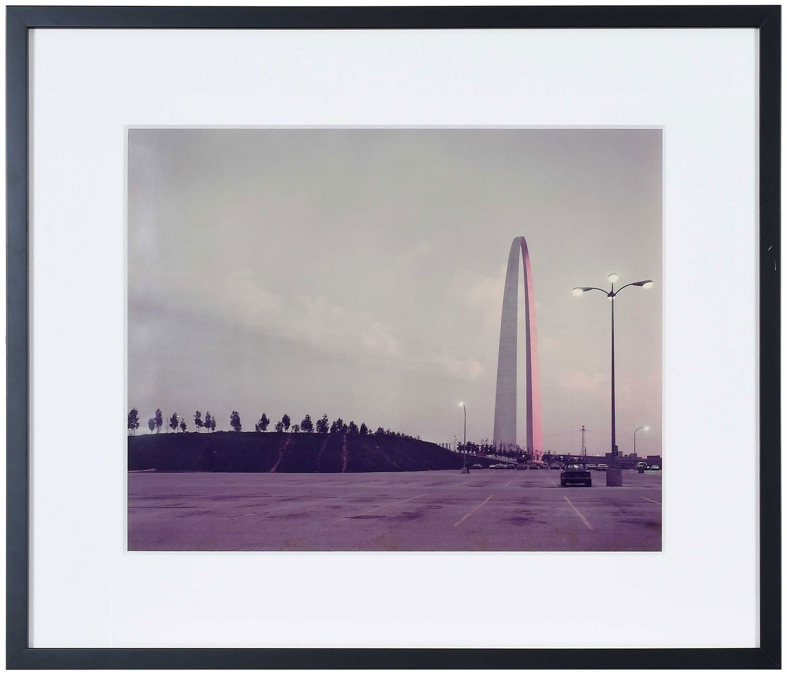 Joel Meyerowitz: (American, born 1938) The Arch, signed verso, editioned 4/75 margin recto, color print, 16 x 20 in.; black finished wood frame, 23 x 27 in. Provenance: An Important Atlanta Collection