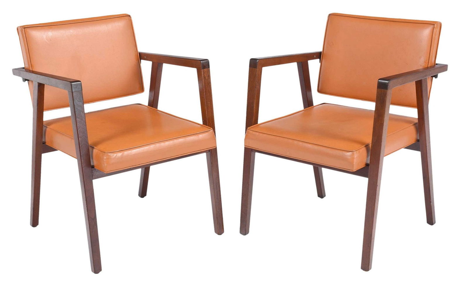 Pair of Franco Albini for Knoll "Luisa" Walnut Lounge Chairs (1 of 9)