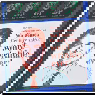 Andy Warhol: (New York, 1928-1987) Van Heusen (Ronald Reagan) (F. & S. II.356), from Ads, 1985, AP 9/30, from a total edition of 190 plus 30 AP, signed lower right "Andy Warhol", Ronald Feldman Fine Art, Publisher