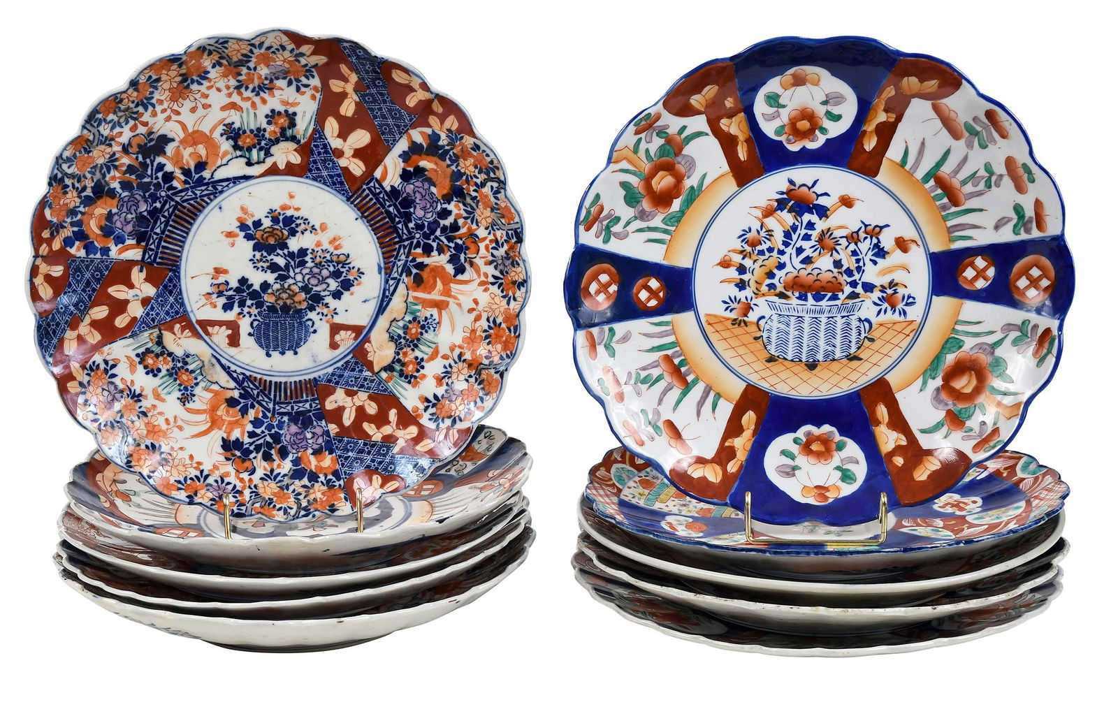 Ten Asian Imari Chargers (1 of 7)
