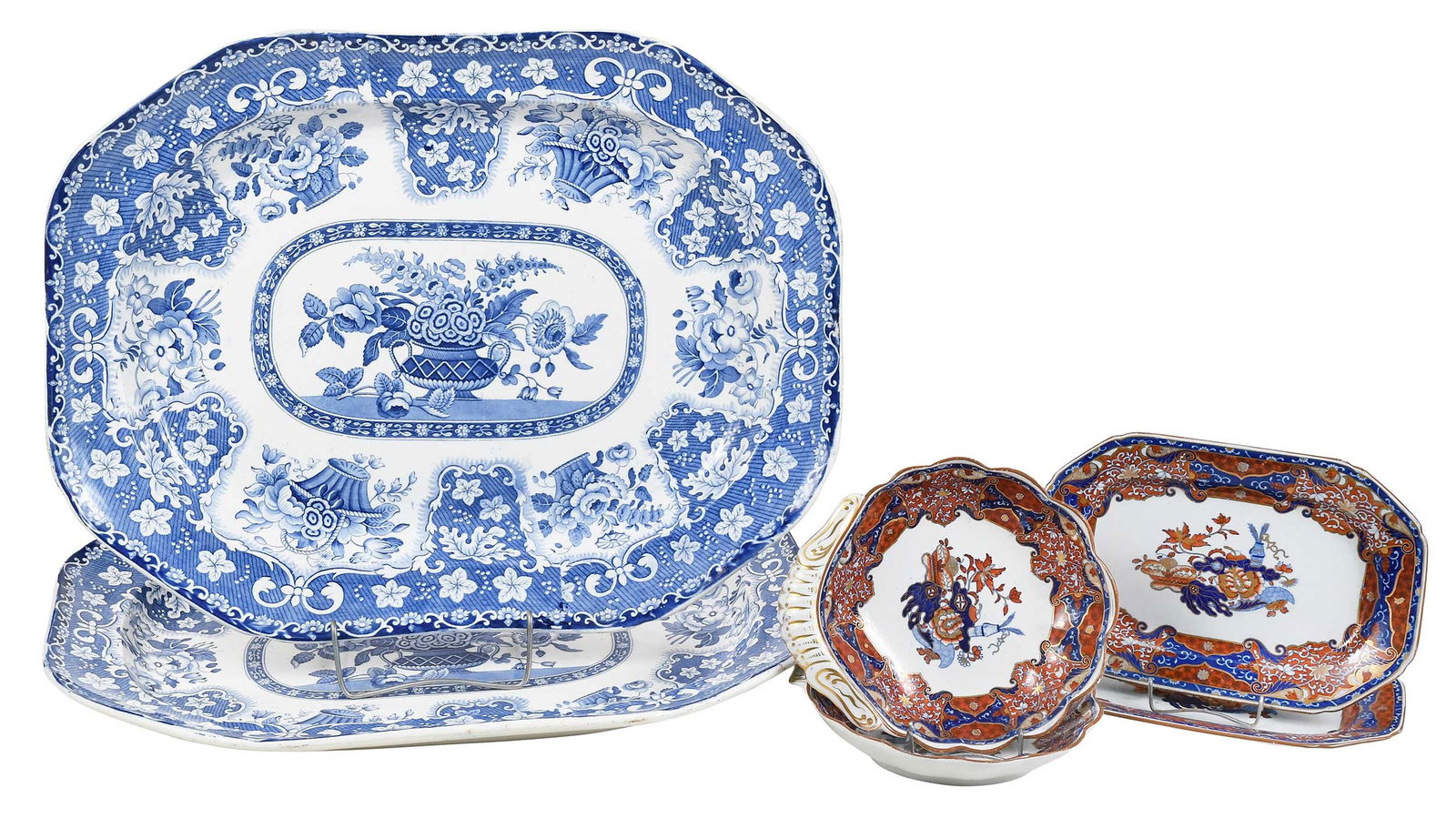 Six Pieces of English Porcelain Tableware (1 of 9)