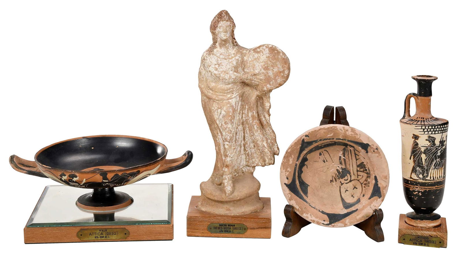 Four Greco Roman Style Ceramic Objects (1 of 14)