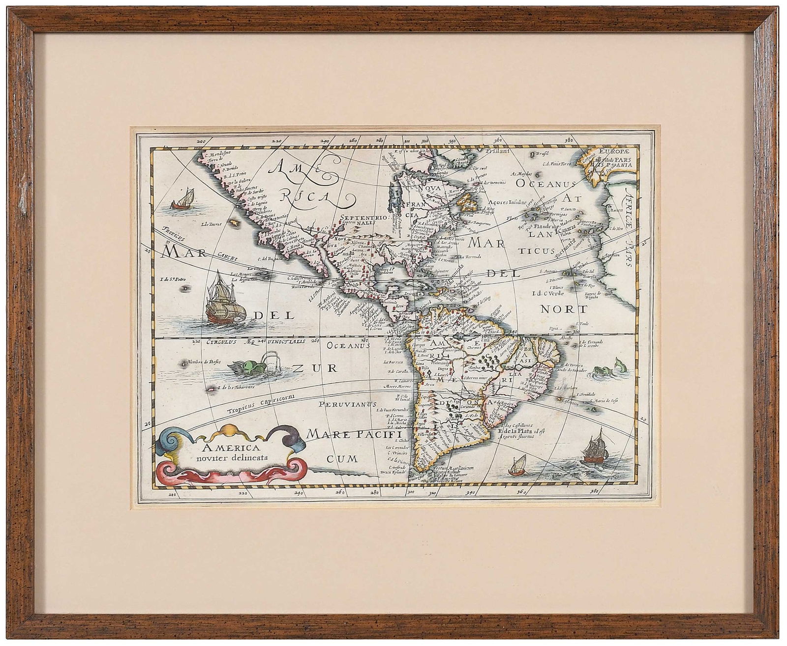 Cloppenburg - Map of North and South America (1 of 7)