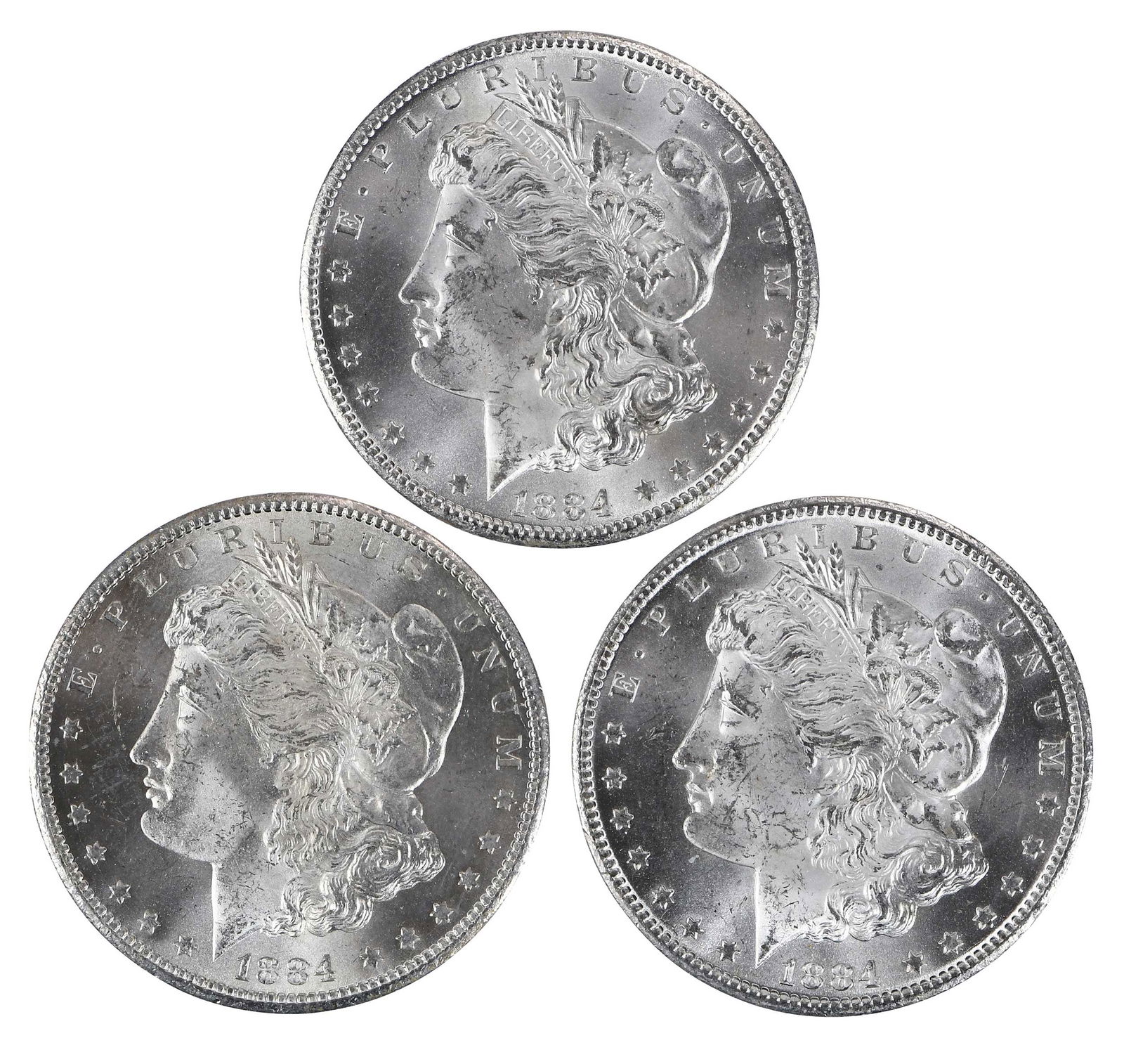 1884-CC BU Roll of Morgan Silver Dollars (1 of 3)