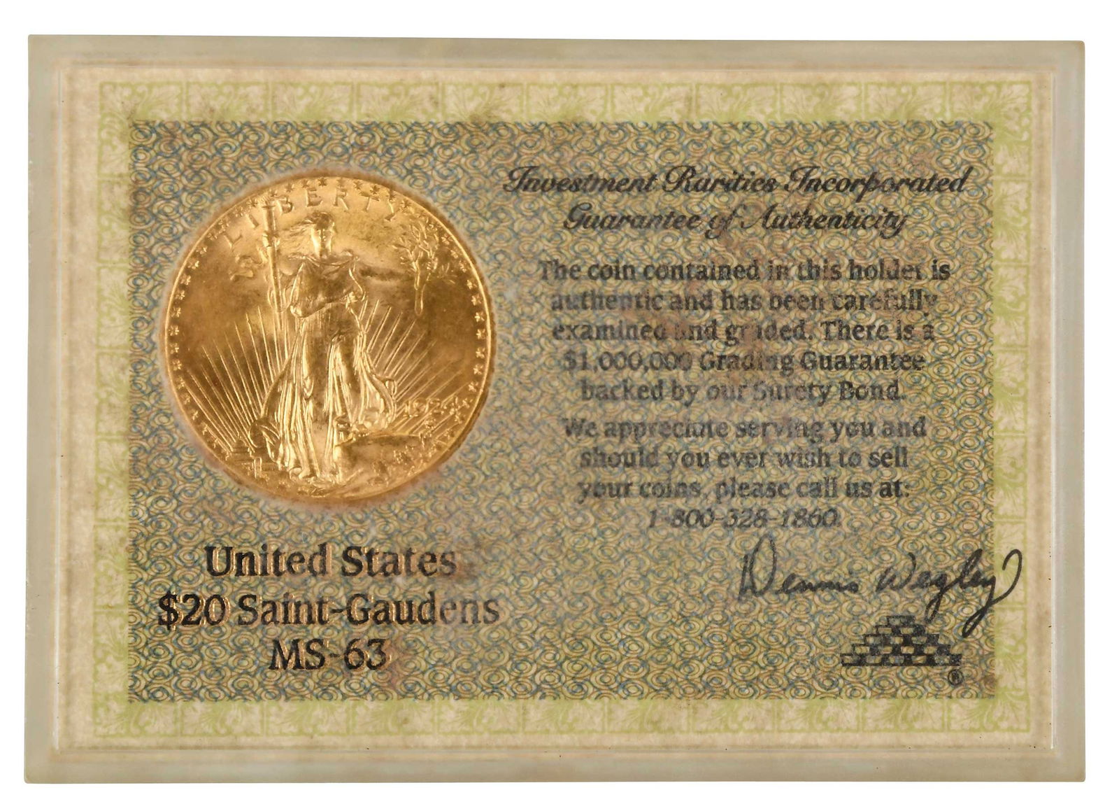 1924 St. Gaudens Double Eagle $20 Gold Coin (1 of 4)