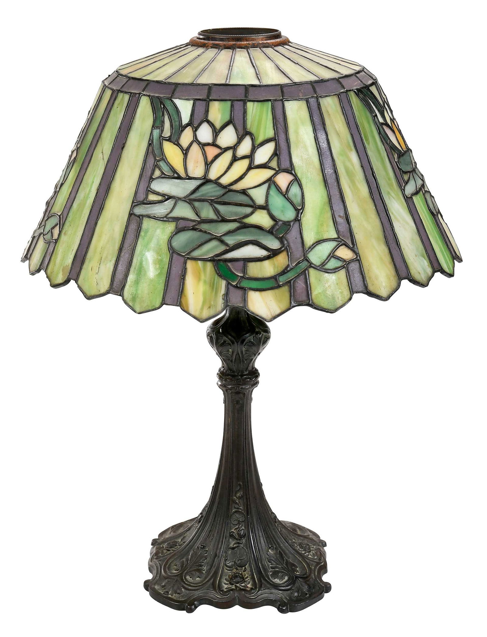 Wilkinson Lily Leaded Glass Table Lamp (1 of 20)