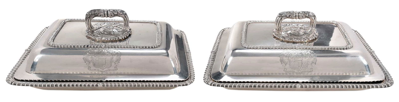 Pair of George III English Silver Entrees, Paul Storr (1 of 10)