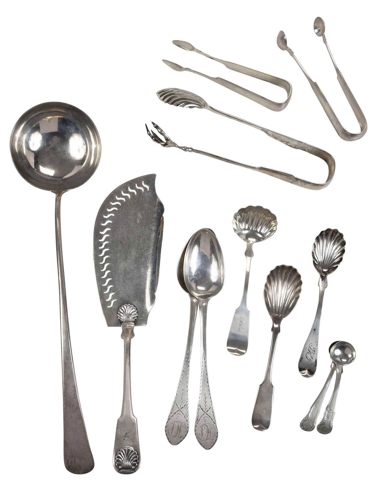 11 Pieces Northern Coin Silver Serving Pieces (1 of 20)