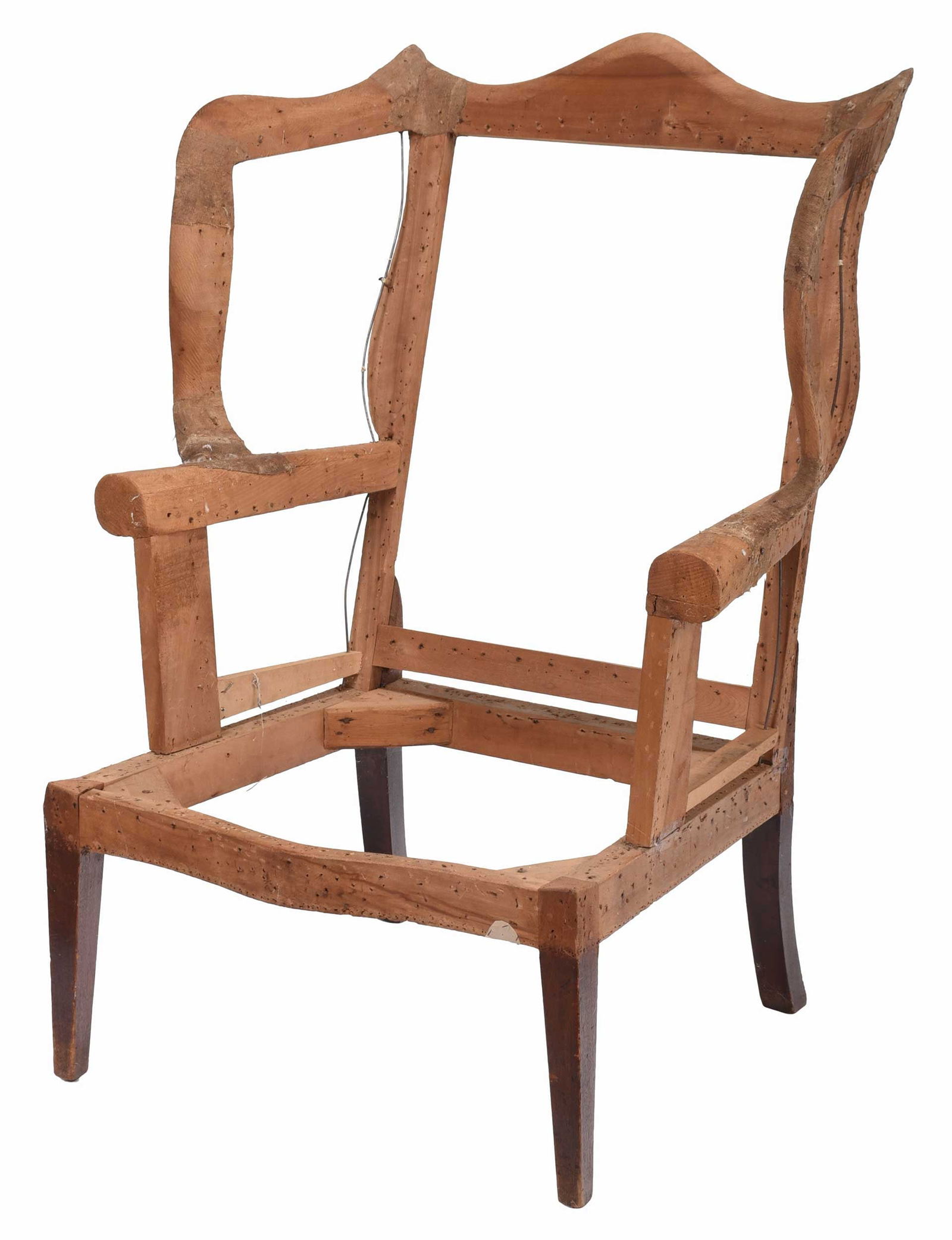 American Federal Mahogany Easy Chair Frame (1 of 10)