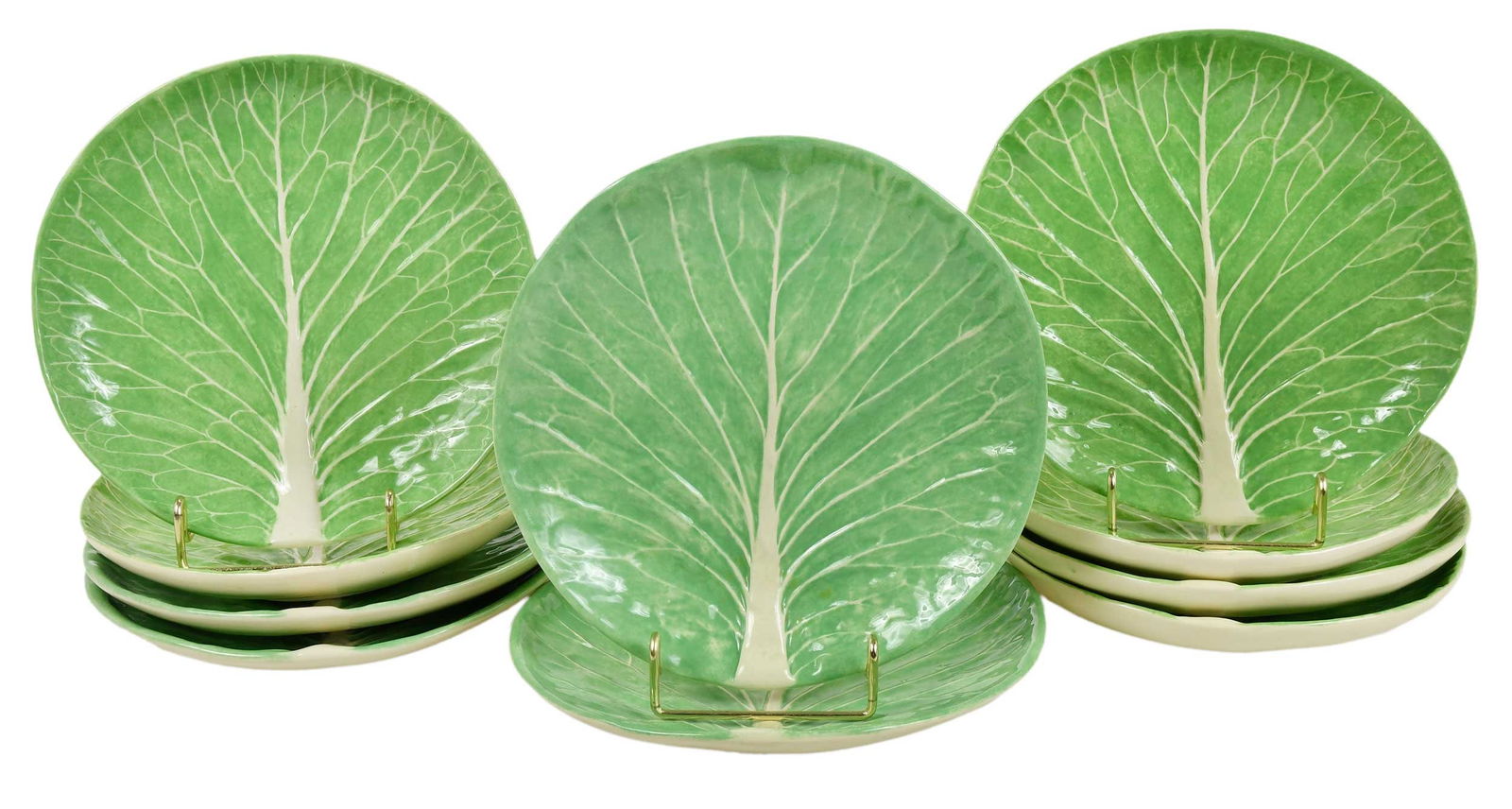 Ten Dodie Thayer Lettuceware Plates (1 of 7)