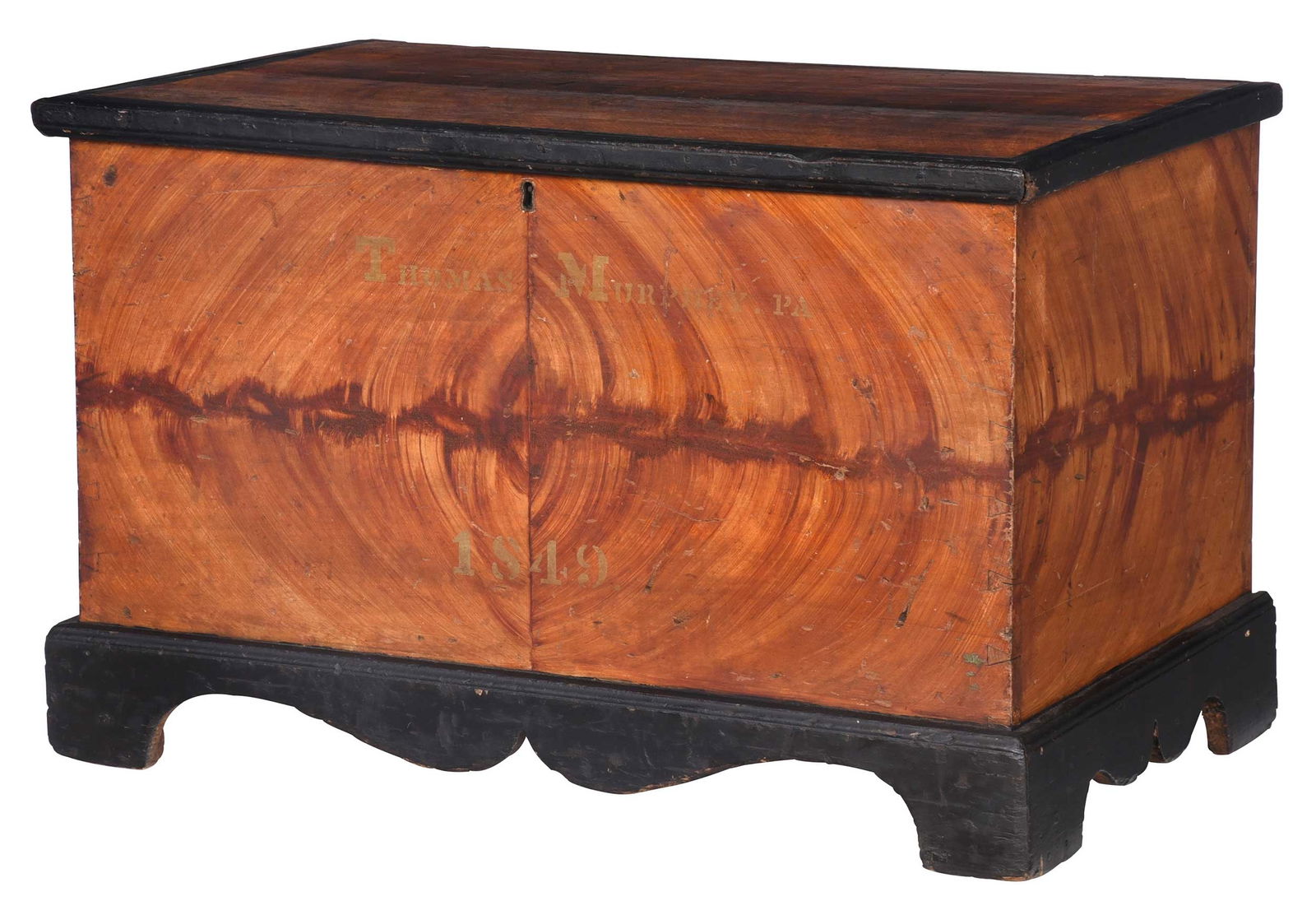 American Grain Painted Lift Top Blanket Chest (1 of 7)