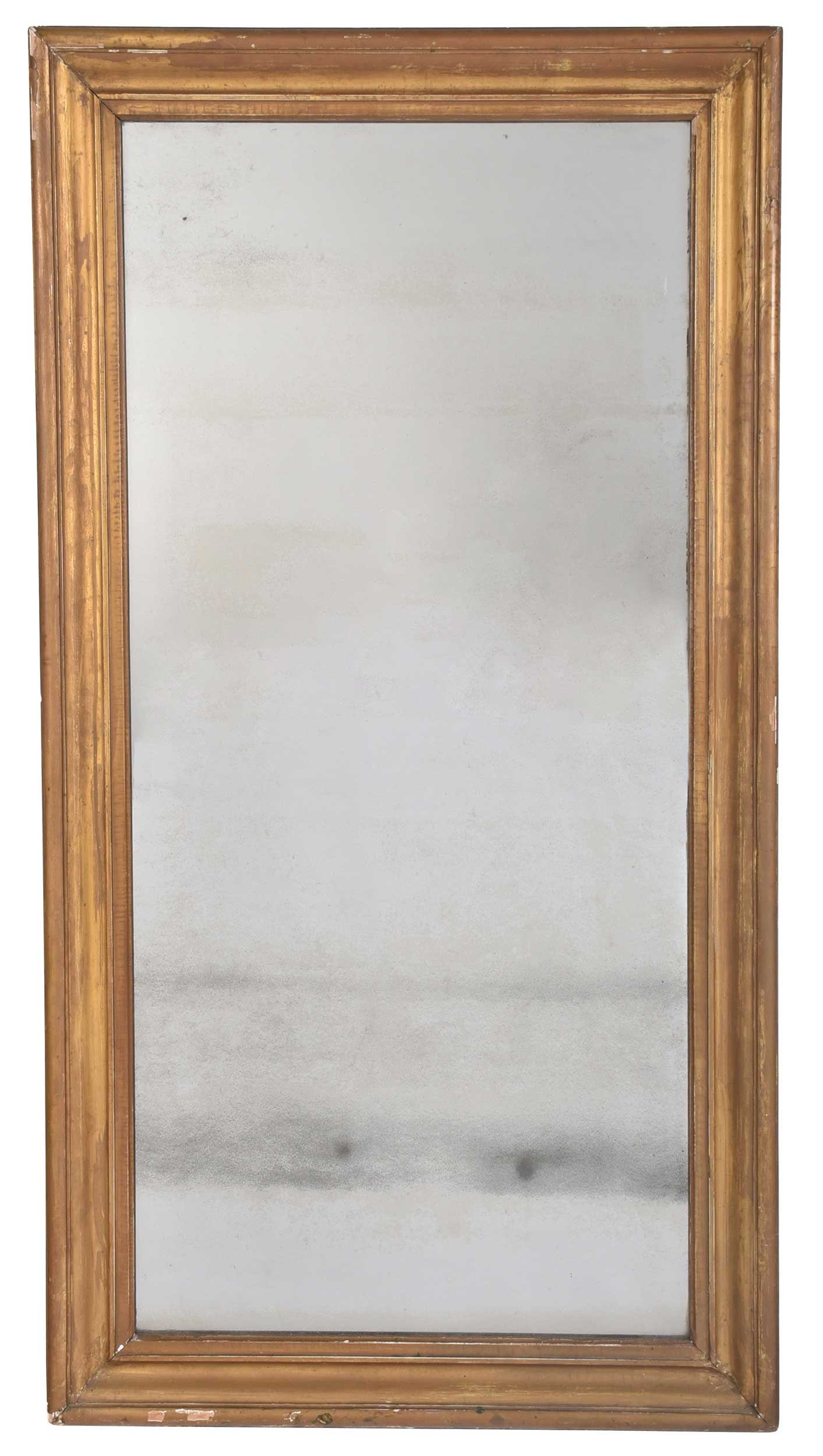 Pair of Classical Rectangular Giltwood Mirrors (1 of 4)