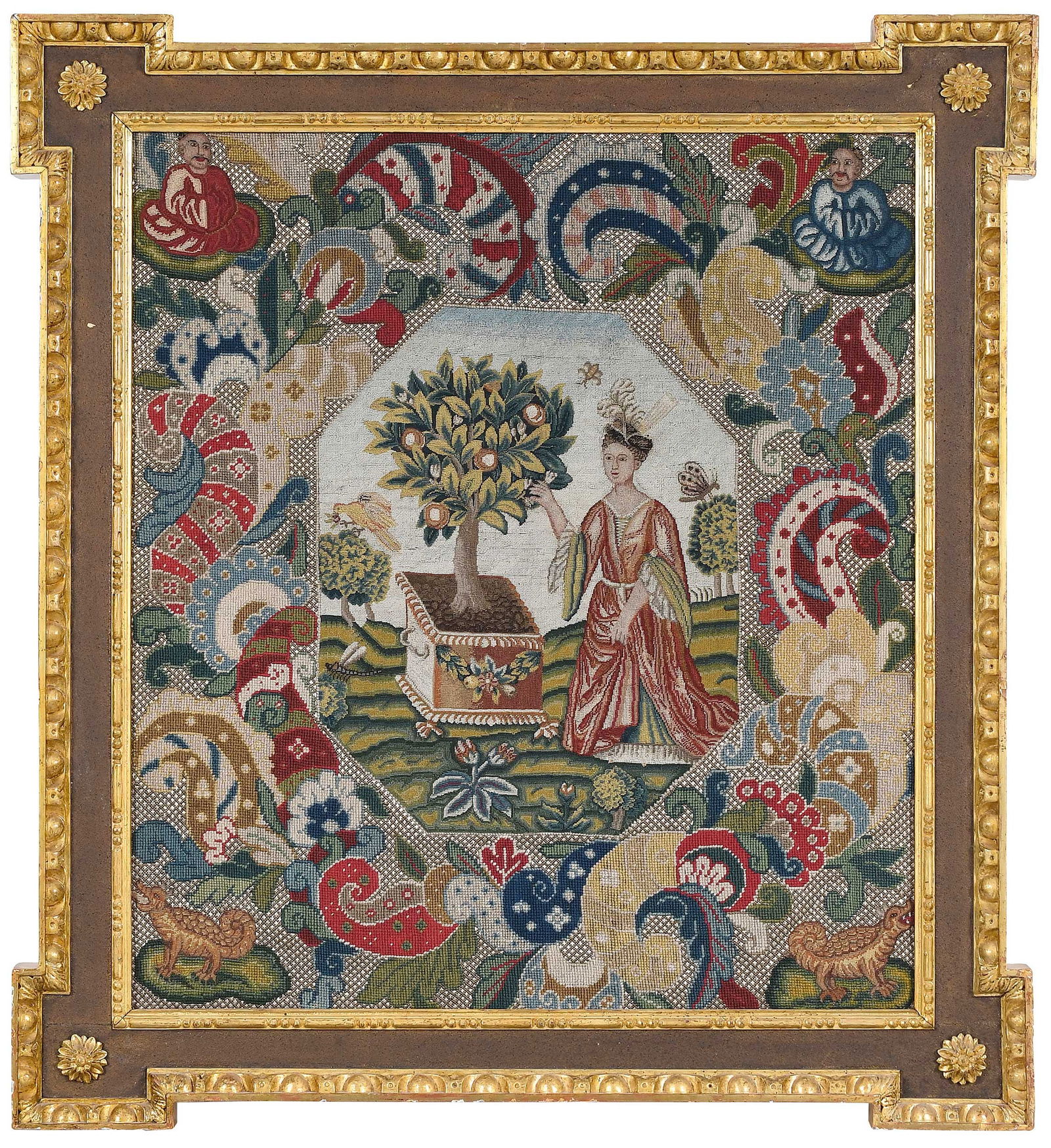 Framed British Needlepoint (1 of 10)