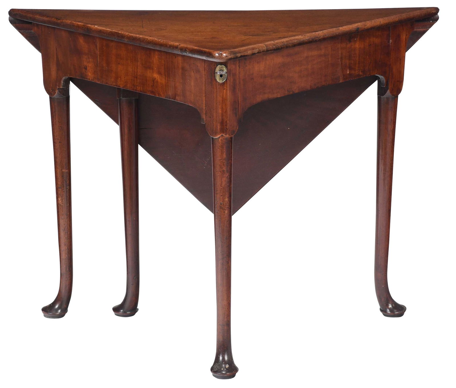 George III Mahogany Drop Leaf "Handkerchief" Table (1 of 6)