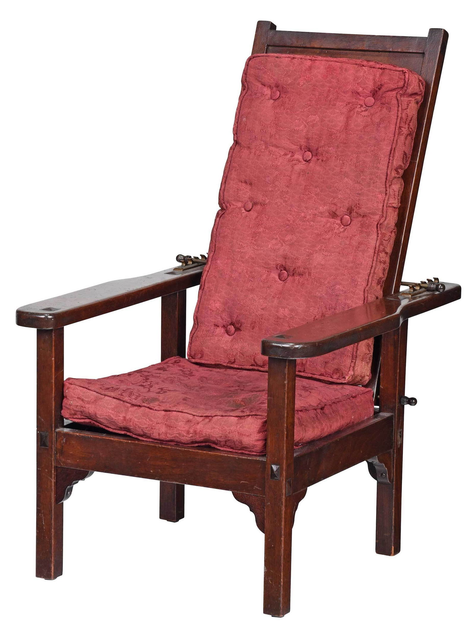 Child Size Arts and Crafts Mahogany Morris Chair (1 of 8)