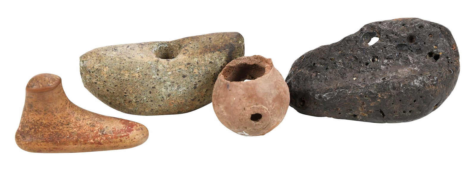 Four Pre Columbian Tools and Fragments (1 of 7)
