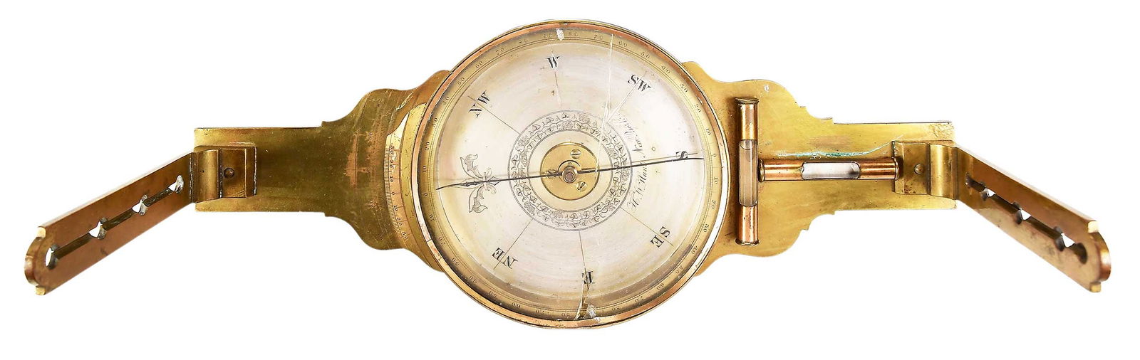 Surveyor's Brass Compass, H.W. Hunt (1 of 7)