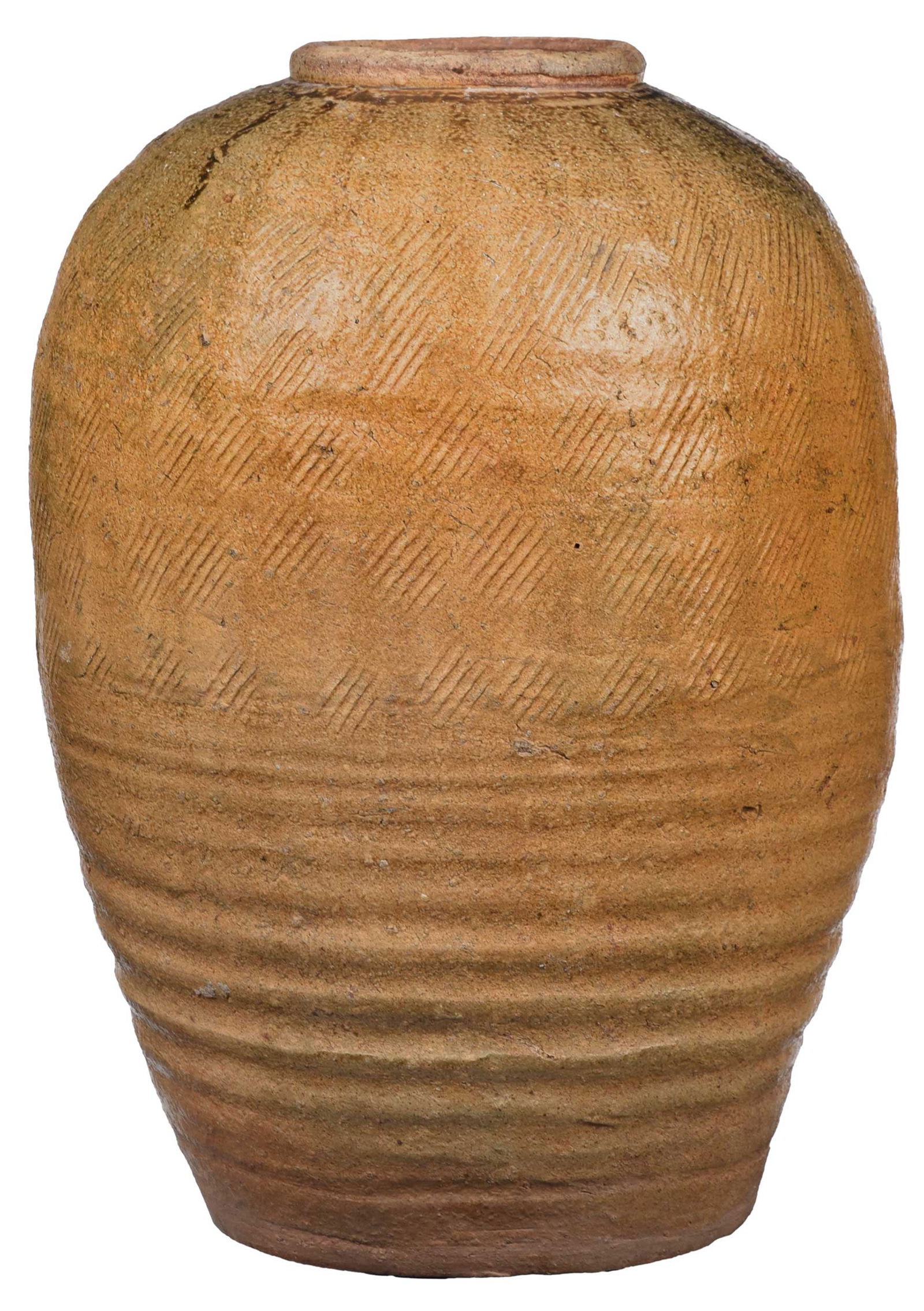 Large Thai Brown Glazed Pottery Storage Jar (1 of 8)