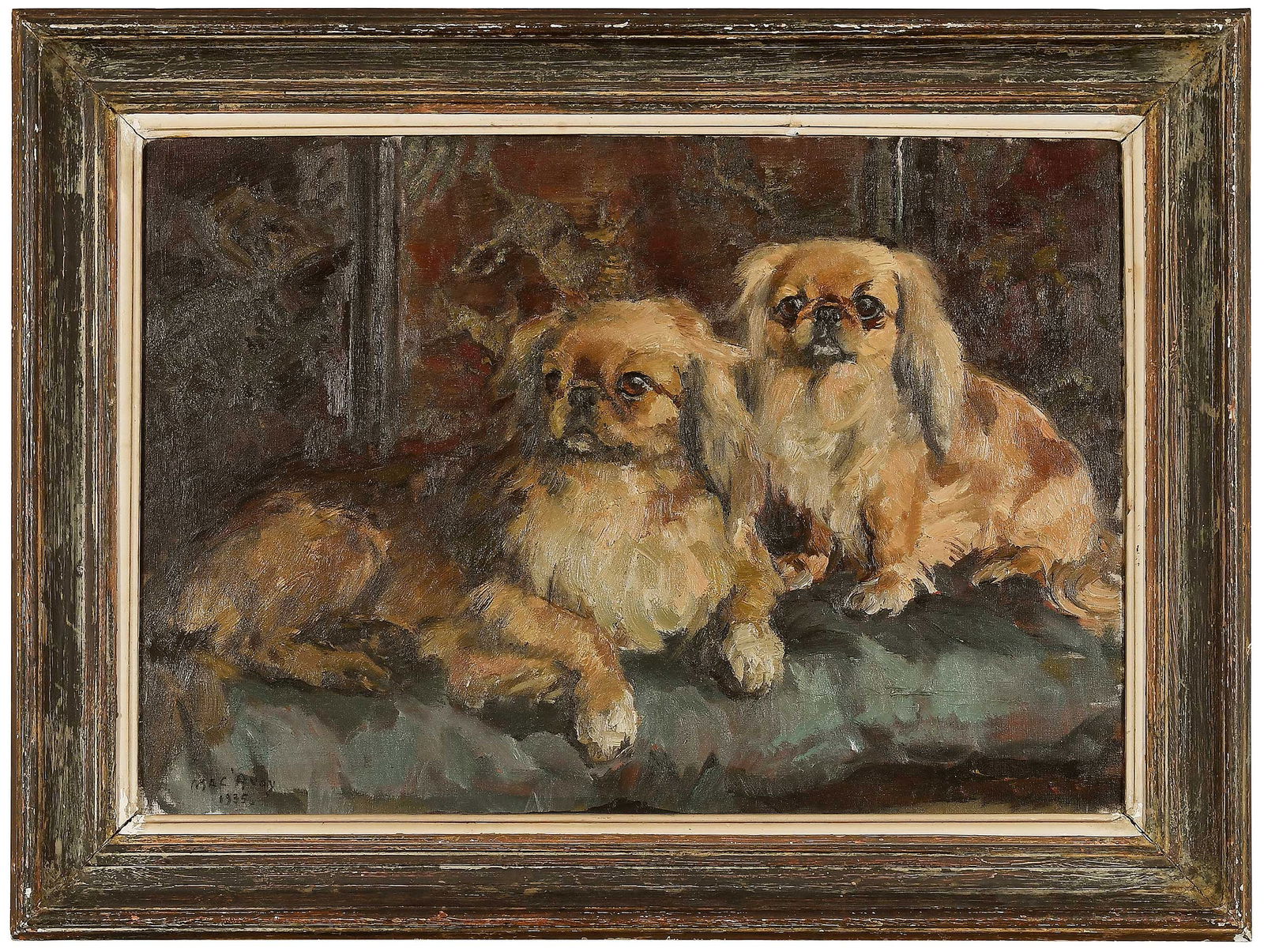 Edouard Georges MacAvoy, Pekingese Painting (1 of 6)