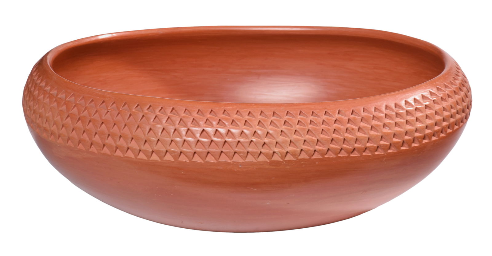 Signed Hopi Corrugated Bowl (1 of 4)